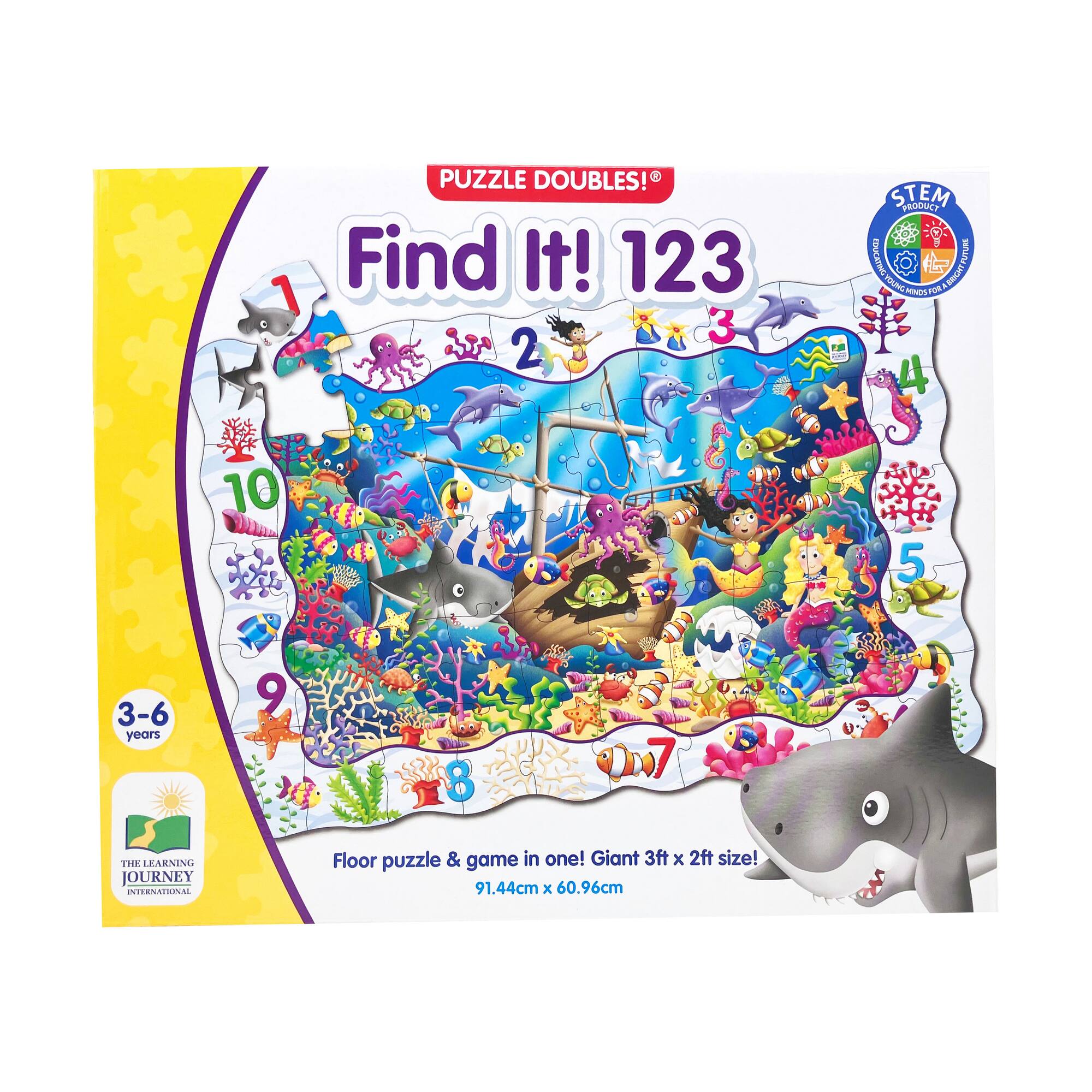 Puzzle Doubles! - Find It! 123: 50 Pcs